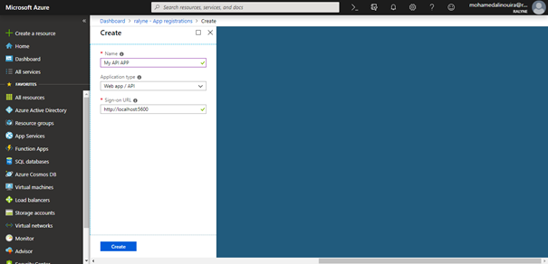 Azure Active Directory - Create Applications, Add Scopes And Add API Access