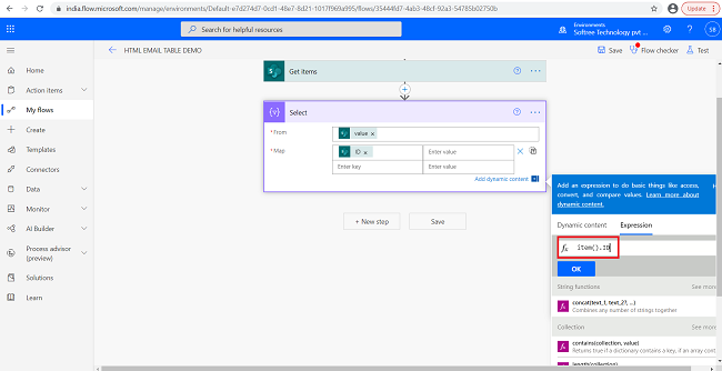 Create A Style HTML Table In An Email Using Power Automate