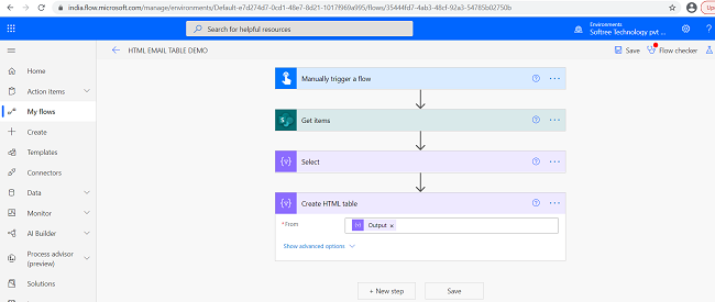 Create A Style HTML Table In An Email Using Power Automate