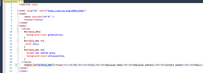 Create A Style HTML Table In An Email Using Power Automate