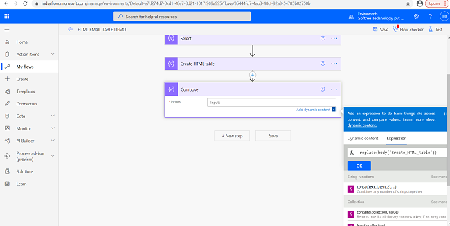 Create A Style HTML Table In An Email Using Power Automate