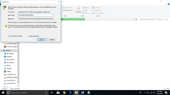 Create Web App In Azure And Publish Using File Explorer