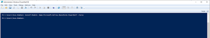 SharePoint Online Management Shell V16.0 Assembly Error Fix