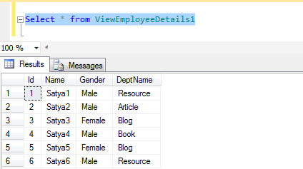 INSTEAD OF DELETE Triggers And View
