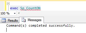 SET NOCOUNT ON And SET NOCOUNT OFF Using Stored Procedure In SQL Server