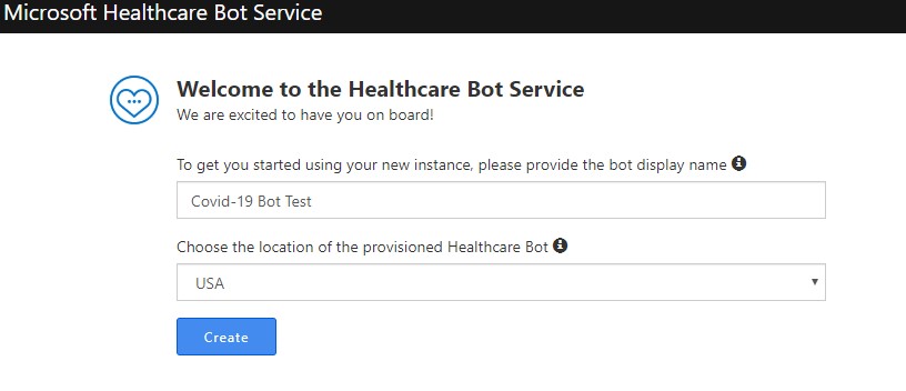 COVID-19 Assessment BoT Development And Deployment