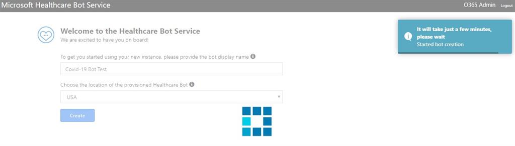 COVID-19 Assessment BoT Development And Deployment