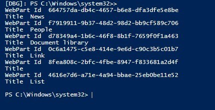Add, Remove And Get All WebParts From Modern Site Page Using PnP PowerShell