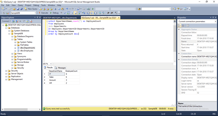 How To Find The Highest Number Of Employees In a Department Using SQL ...