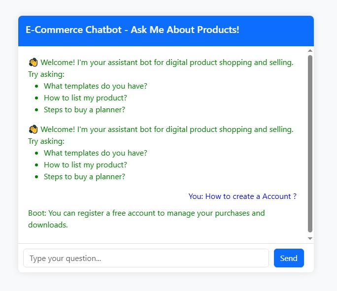 Building an E-Commerce Chatbot in ASP.NET Using SQL Server