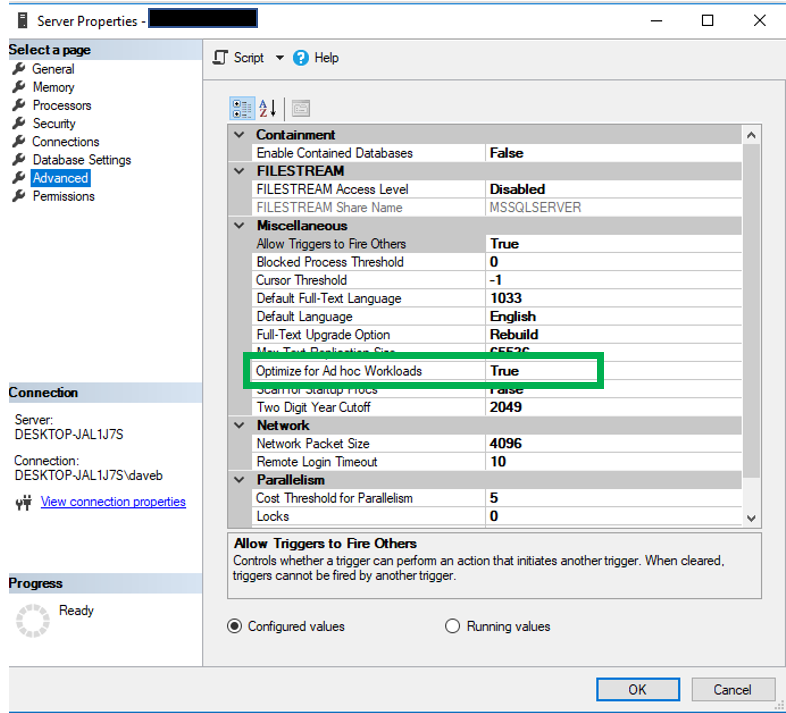 Optimize For Ad Hoc Workloads, What Is It?