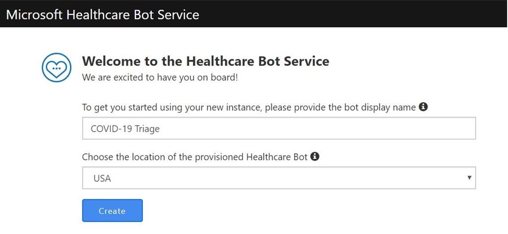 COVID-19 Triage BoT Development And Deployment