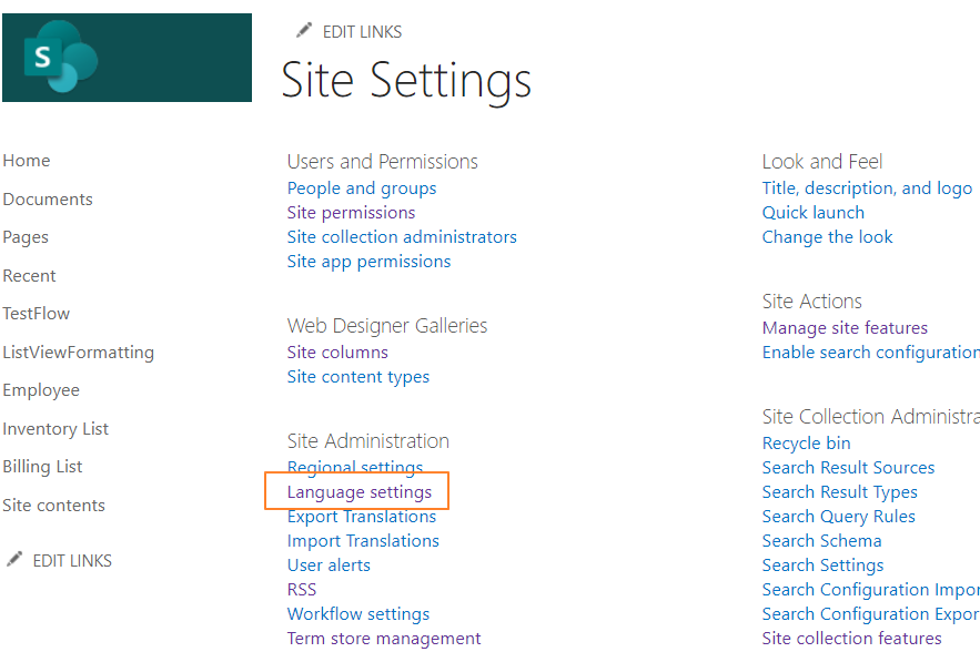 Create Multilingual Communication Sites Pages SharePoint Online