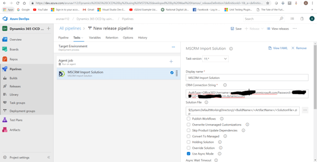 Export And Import Solution From One Environment To Another Using Continuous Integration And Deployment Using Visual Studio Team Services