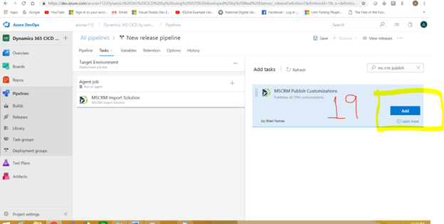Export And Import Solution From One Environment To Another Using Continuous Integration And Deployment Using Visual Studio Team Services