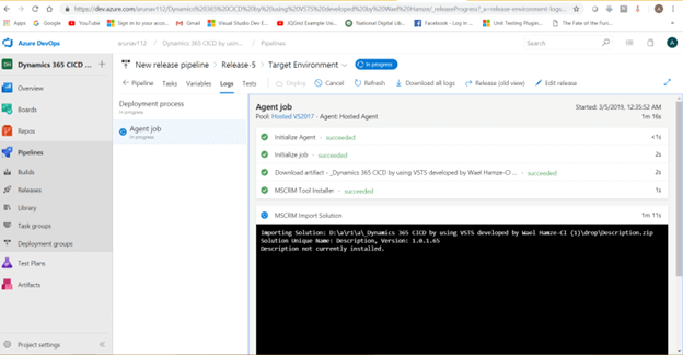 Export And Import Solution From One Environment To Another Using Continuous Integration And Deployment Using Visual Studio Team Services