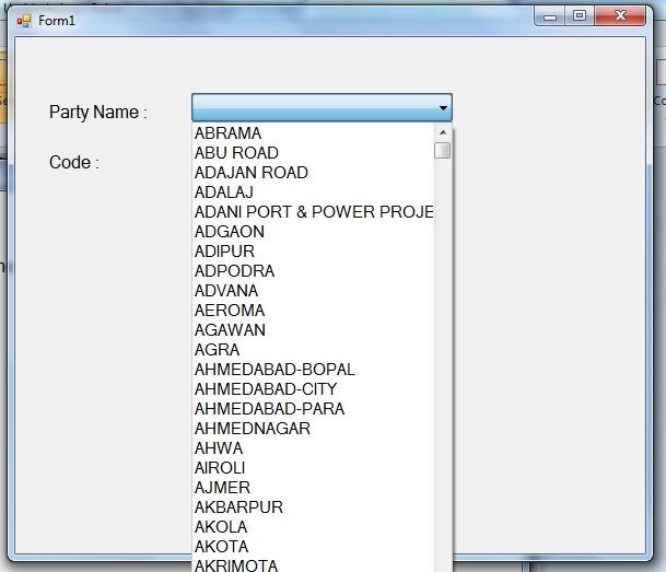 Read/Bind Notepad Data in to ComboBox using C