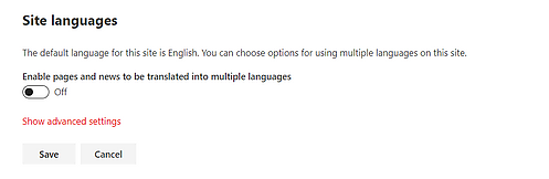New Multilingual Feature in SharePoint Modern Sites