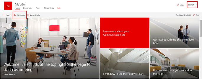 New Multilingual Feature in SharePoint Modern Sites