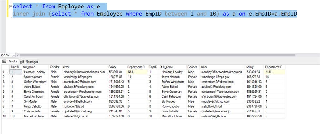 Learn To Use Union, Intersect, And Except Clauses