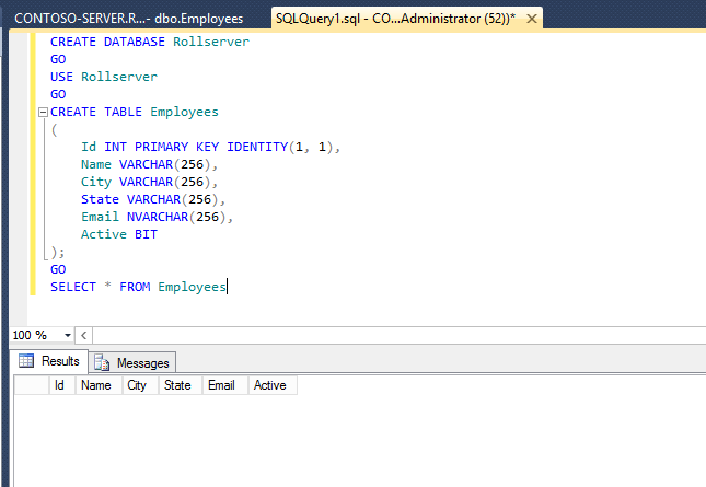 Inserting Record in Table using Stored Procedure