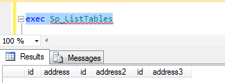 Find List Of Tables Used In Stored Procedure Using Types Of Joins