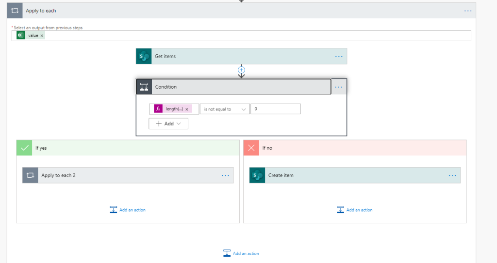	SharePoint List using Power Automate
