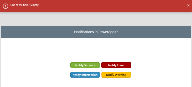 How To Show A Message In PowerApps