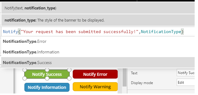 How To Show A Message In PowerApps