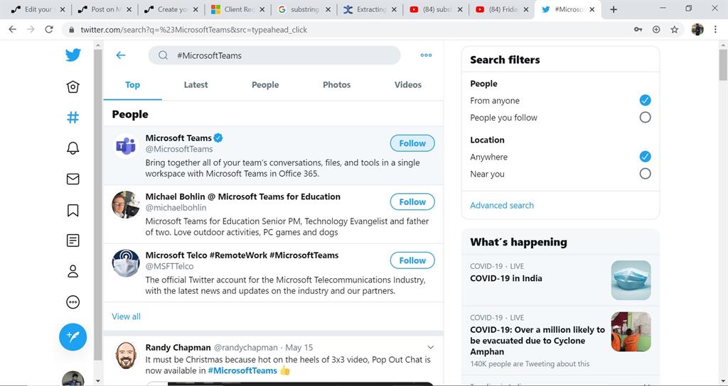 Simple Flow For A Twitter Tweet Notification To Outlook