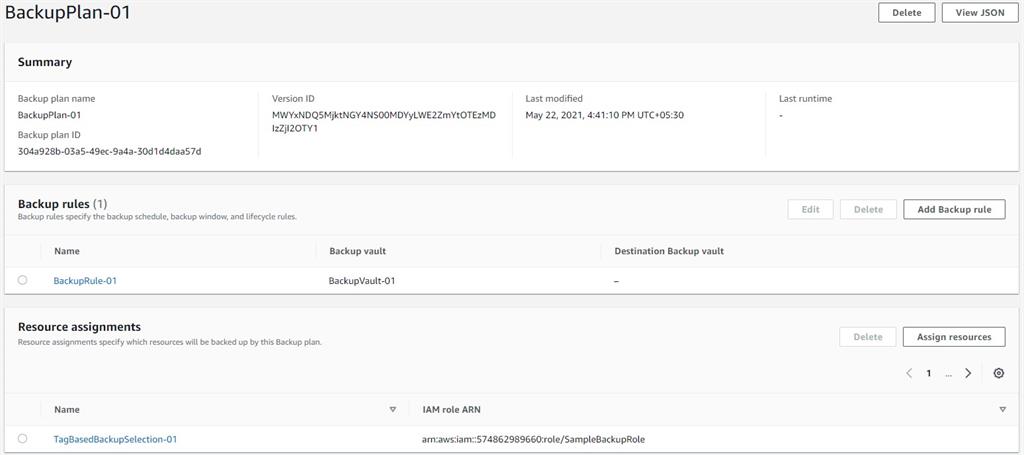 Configuring A Tag-based AWS Backup Using AWS CloudFormation Template