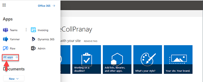 Create A Microsoft Form In Office 365 Site