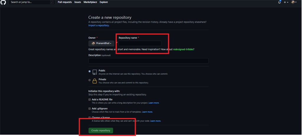 Adding New Project to The GitHub Repository