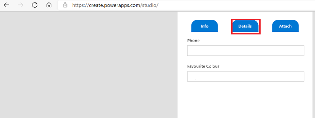 Tabbed Form In Power Apps