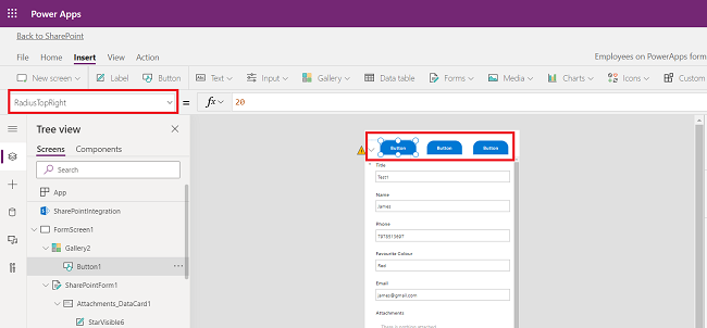 Tabbed Form In Power Apps
