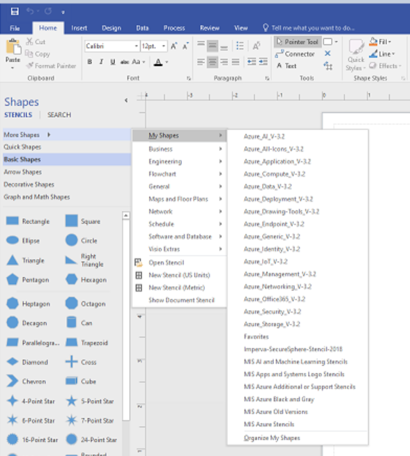 Adding Azure Architecture Icons to MS Visio
