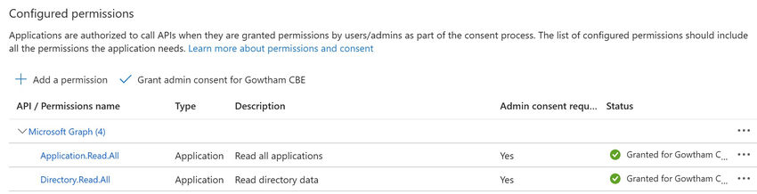 Get All Azure AD B2C Applications using MS Graph API