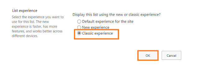 Change List/Library to New/Modern Experiences using PowerShell