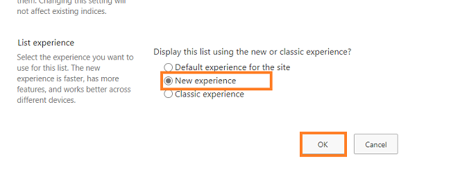 Change List/Library to New/Modern Experiences using PowerShell