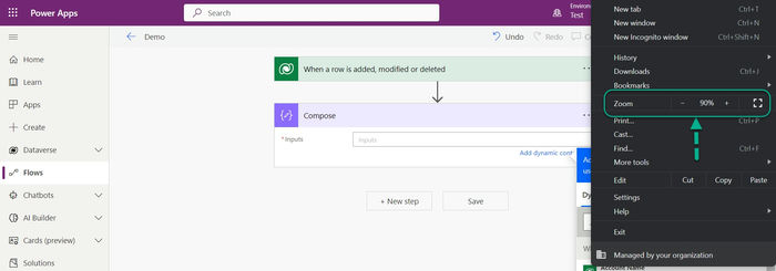 Dynamic Content and Expression Pop-up in Power Automate
