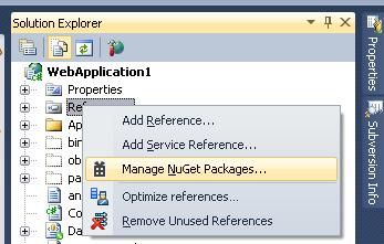NuGet in popup menu.JPG