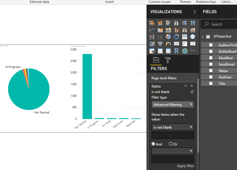 Power BI Page Level And Report Level Filters