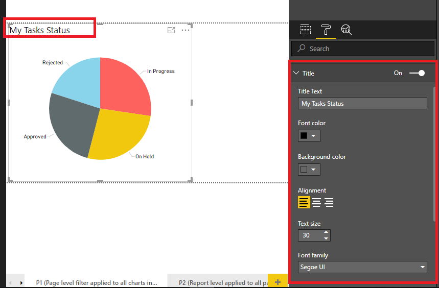 Data Labels And Axis Style Formatting In Power BI Report