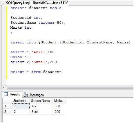 Insert Multiple Rows in a Single Insert Statement in SQL Server