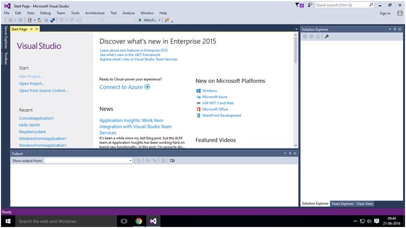 Basic C# Hello World Console Application