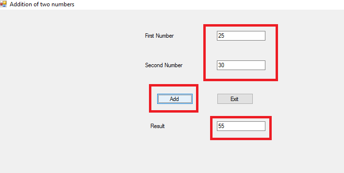 windows form application in c# w3schools