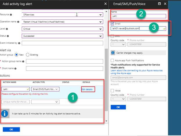 Azure Virtual Machine Alert Configuration