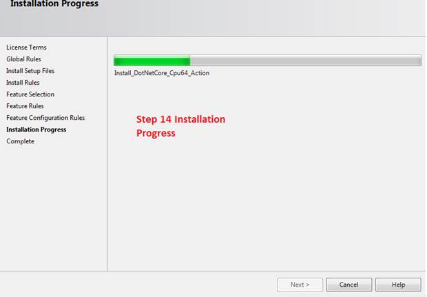 Installation Progress