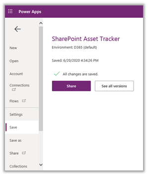 PowerApps With A SharePoint List