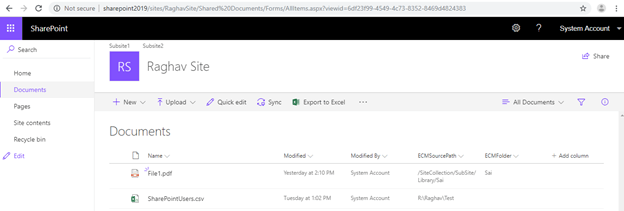 Update SharePoint List/Library Column With Matching Input